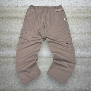 Vintage 90s 5.11 Tactical Pants Pants 38x32  Baggy Wide Leg Fit Camel Tan Combat